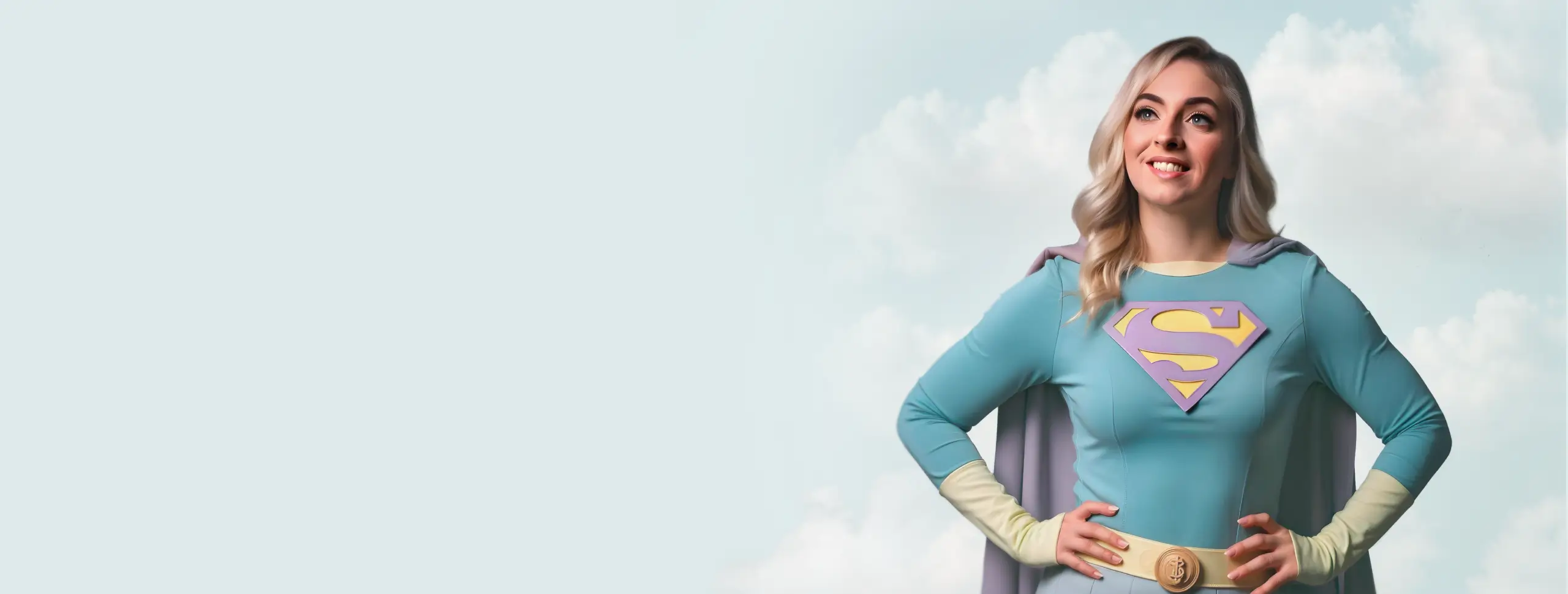 Daphne Lucchesi vestida de super mãe